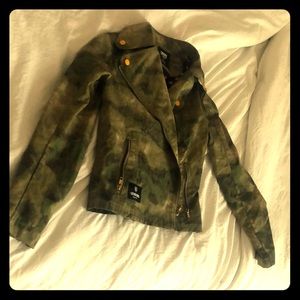 Crooks and Castle Camo Jacket size small